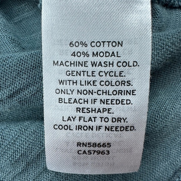 Susina Scoop Neck Slub T-shirt Size M - Picture 11 of 11